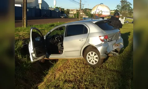 Acidente no começo desta manhã deixa um ferido em Apucarana