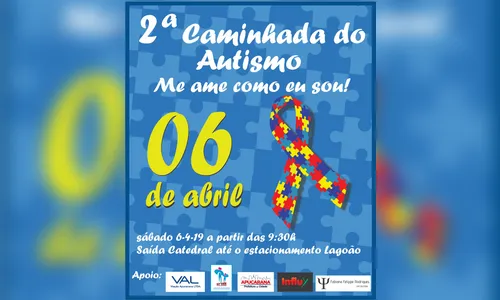 2º Caminhada do Autismo acontece no primeiro sábado de abril