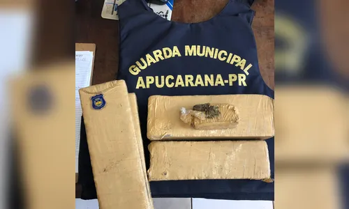GM apreende 2,7 quilos de maconha em Apucarana