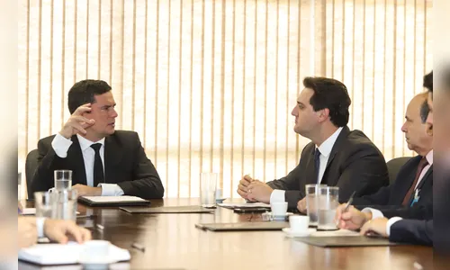 Governador e ministro Moro definem ações de segurança na fronteira