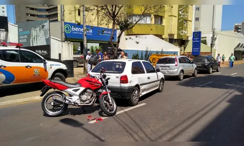 Acidente envolvendo quatro veículos deixa um ferido nesta manhã