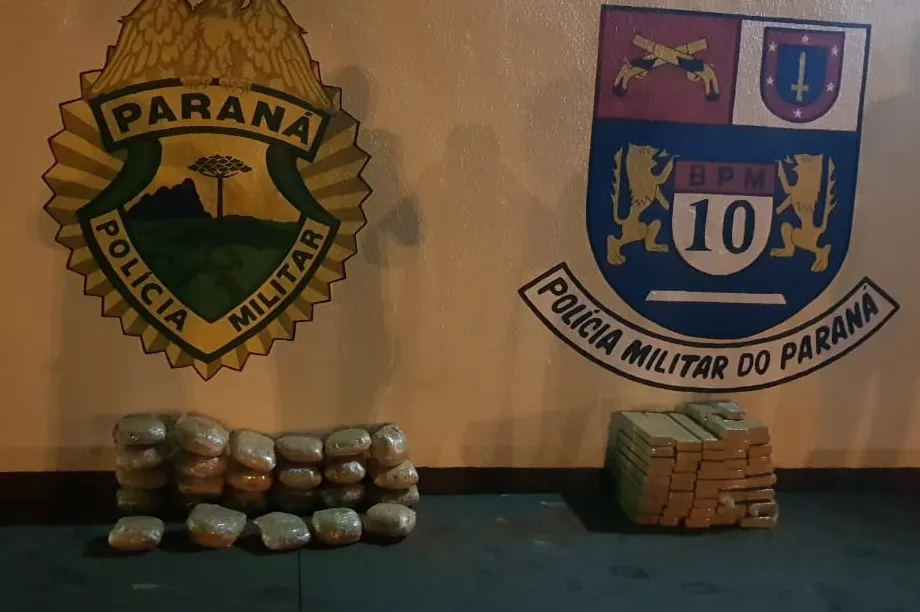 PM apreende 44 kg de maconha, 10 kg de skank, e centenas de comprimidos ecstasy e LSD; sete pessoas são presas