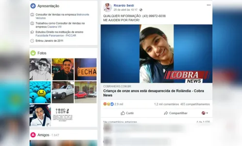 
							Pai confessa ter ocultado corpo da filha em Rolândia; laudo aponta morte por esganadura
						
						