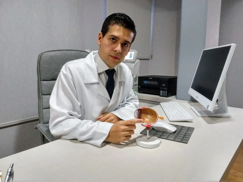 oftalmologista Felipe Morais, de Apucarana. Foto: Reprodução