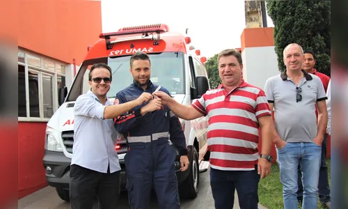 Samu recebe ambulância nova e aguarda chegada de mais dois veículos