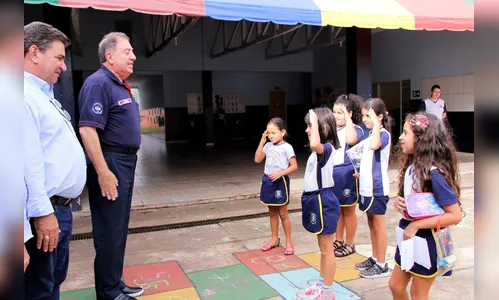 Comitiva visita estruturas para implantar escola militar em Arapongas