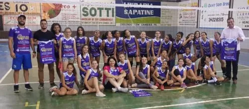 O voleibol de Cambira vem se destacando nas competições pelo Estado - Foto: Divulgação