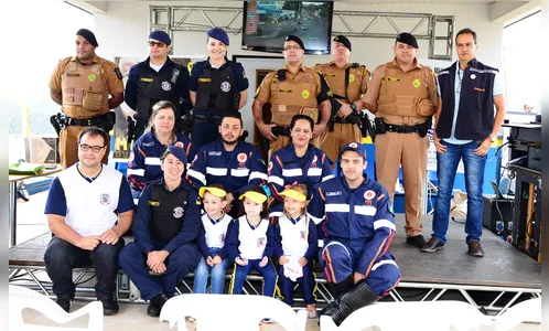 Forças de segurança lançam campanha do Maio Amarelo em Aricanduva