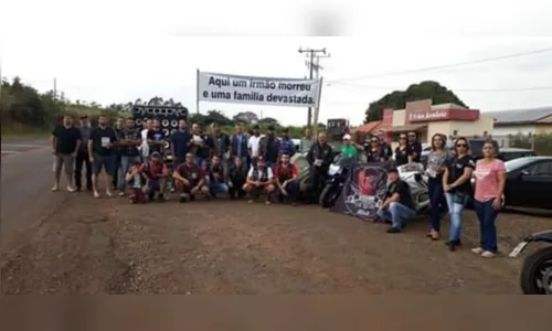 Motociclistas protestam contra falta de segurança em rodovias da região