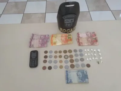 PM apreende drogas que seriam vendidas no centro da cidade 