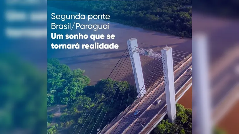 Imagem ilustrativa da notícia SEGUNDA PONTE BRASIL/PARAGUAI UMA REALIDADE