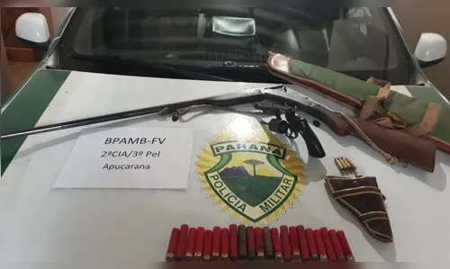 Homem é preso suspeito de praticar caça ilegal de animais silvestres 