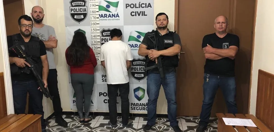 Casal suspeito de explorar 14 menores sexualmente é preso em Faxinal