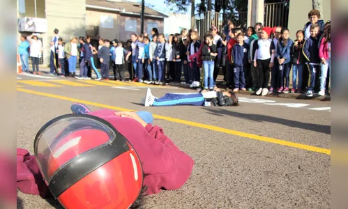 Escolas e Cmei’s participam de simulação de acidentes e atendimentos