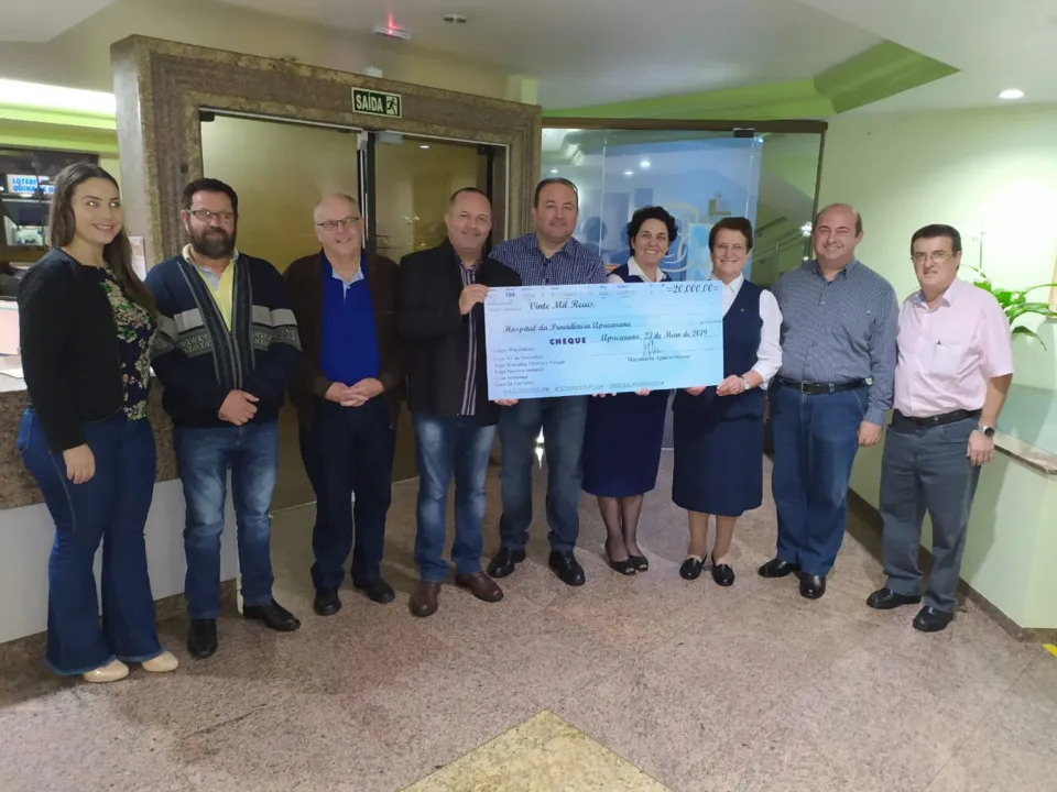 Hospital da Providência recebe doação de R$ 20 mil arrecadados em campanha