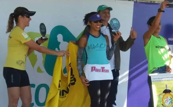 A atleta Cristiane Rodrigues de Almeida, de Apucarana, foi campeã neste final de semana - Foto: Divulgação