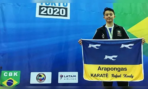 Karateca araponguense conquista vaga para a final do Campeonato Brasileiro