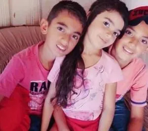 Lorena e os irmãos Gilson e Marlon morreram após acidente. Foto: Reprodução