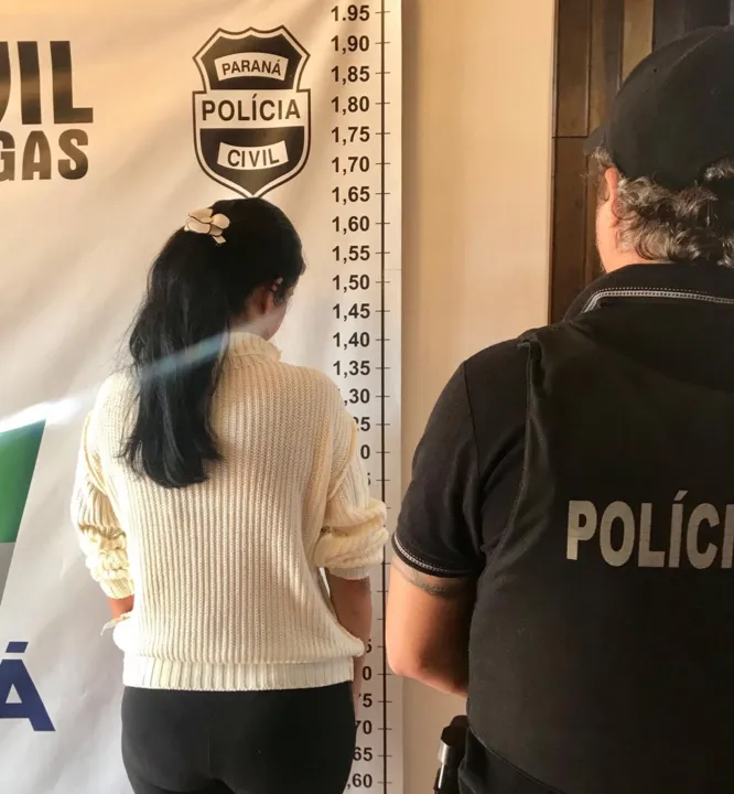 Uma mulher foi presa em uma casa no centro da cidade de Arapongas. Foto: Divulgação