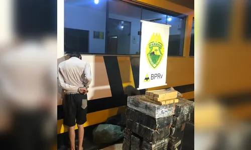 Polícia Rodoviária Estadual apreende 278 kg de maconha na PR-323