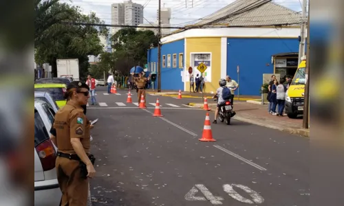 
							PM e alunos realizam blitz educativa 
						
						