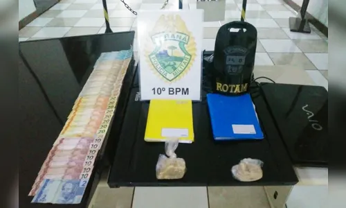 PM prende jovem com 150 gramas de crack e R$ 1,2 mil em dinheiro