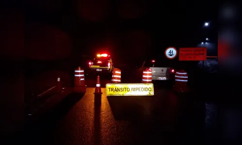 DER interdita PR-340 após novo deslizamento de terra