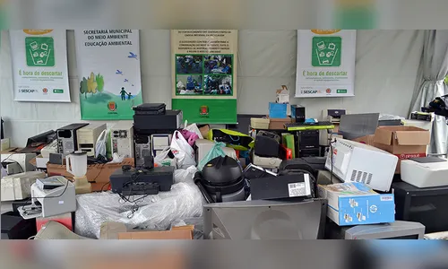 SESCAP-PR realiza campanha de recolhimento de lixo eletrônico em Arapongas
