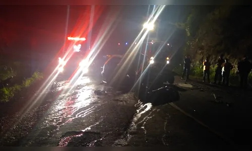 Uma pessoa morre e outras quatro ficam feridas em acidente na Pr 170