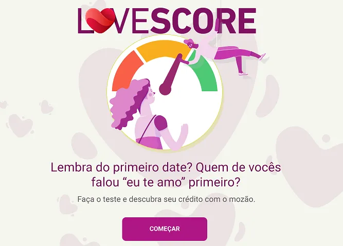 No dia dos namorados, Serasa Consumidor cria o LoveScore, a pontuação do relacionamento