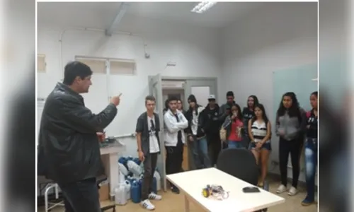 Jovens do Pré-aprendiz visitam o Instituto Federal em Ivaiporã