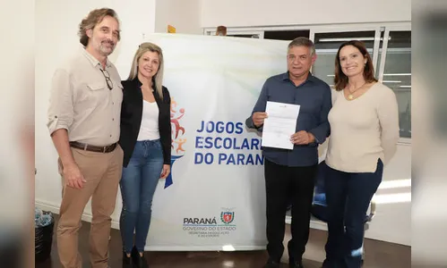 Apucarana firma termo de cooperação para sediar os Jogos Escolares do Paraná
