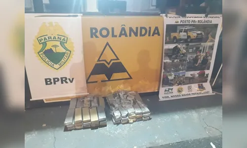 PM apreende mais de 50 kg de maconha em Rolândia