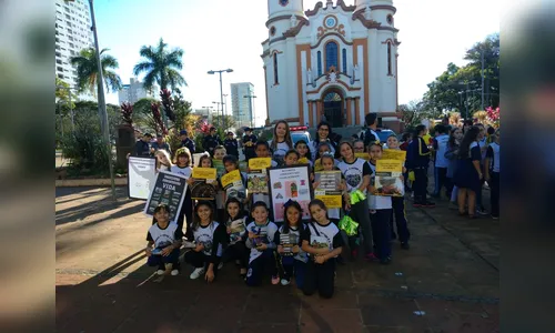 Alunos de Arapongas realizam atividades voltadas para a segurança no trânsito