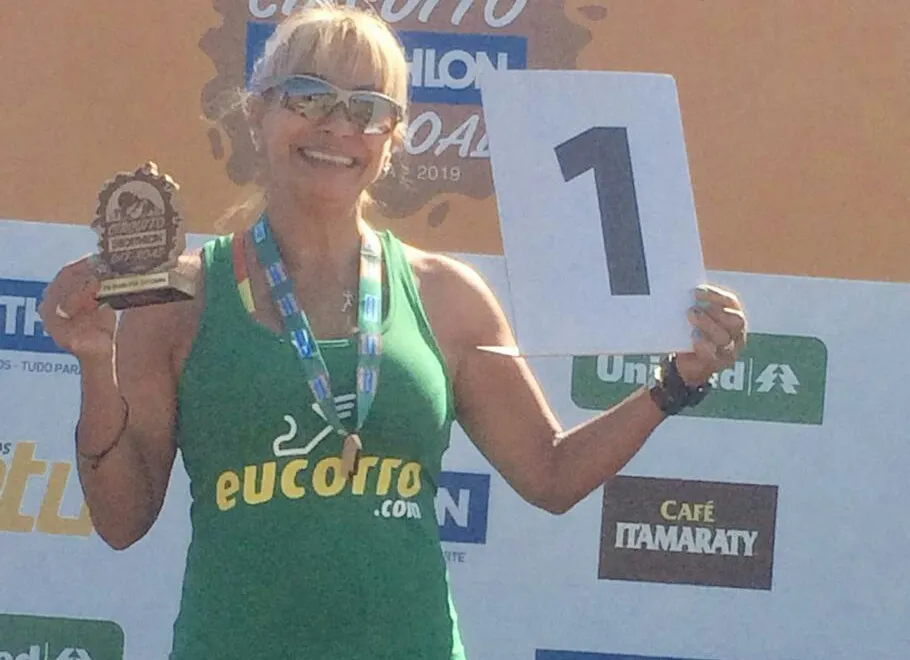 A atleta Lúcia Mateus Fernandes foi campeã em sua categoria - Foto: Divulgação