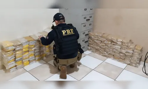 PRF apreende 14,8 toneladas de drogas no Paraná 