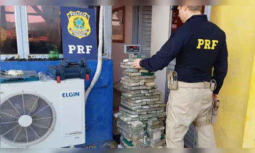 PRF prende homem com 83 quilos de maconha em Alto Paraíso