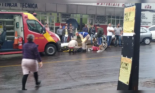 Motorista de carro foge após provocar acidente em Apucarana 