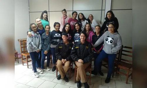 PM realiza palesta para estudantes, em Apucarana 