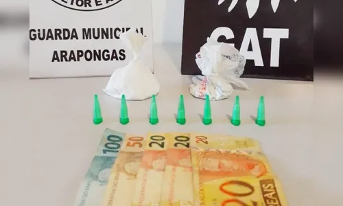 GM prende homem com cocaína em Arapongas