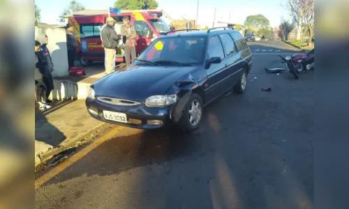 
							Motociclista se envolve em acidente nesta manhã em Apucarana 
						
						