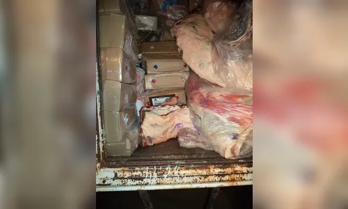 Vigilância, Receita Federal e PRF apreendem 3 toneladas de carne irregular em Mandaguari