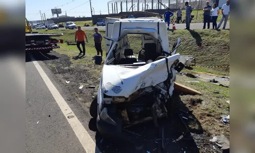 Homem fica gravemente ferido após acidente com bitrem, em Marialva