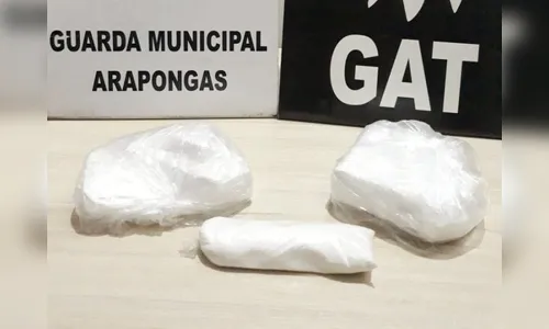 GM de Arapongas apreende cocaína; uma mulher foi presa 