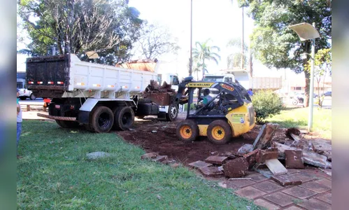 Prefeitura de Arapongas inicia obra na Praça Mauá