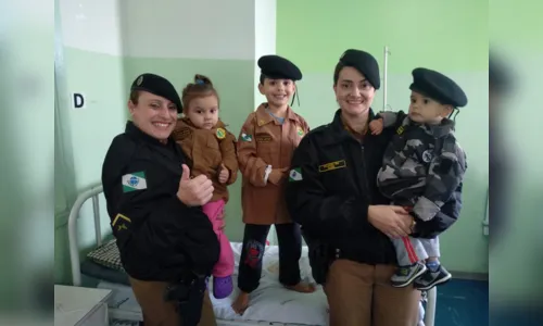 
						
							Polícia Militar de Apucarana visita pacientes do Hospital Materno Infantil
						
						