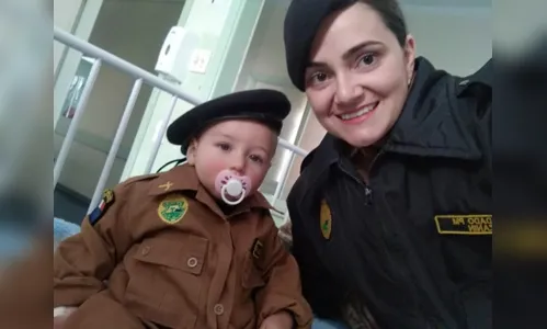 
						
							Polícia Militar de Apucarana visita pacientes do Hospital Materno Infantil
						
						