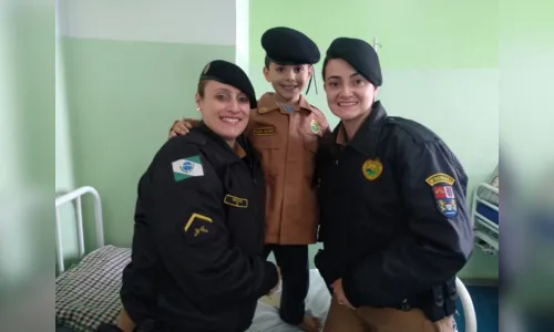 
						
							Polícia Militar de Apucarana visita pacientes do Hospital Materno Infantil
						
						