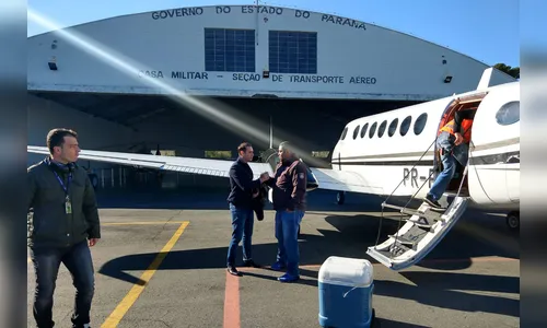 Aeronaves do Governo ajudam Paraná a ser referência em transplantes