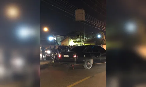 Acidente é registrado na entrada do Afonso Camargo